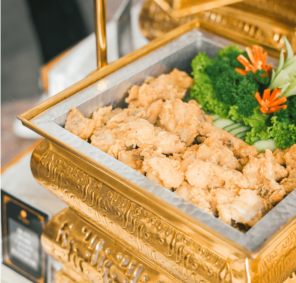 Hidangan buffet syawalan